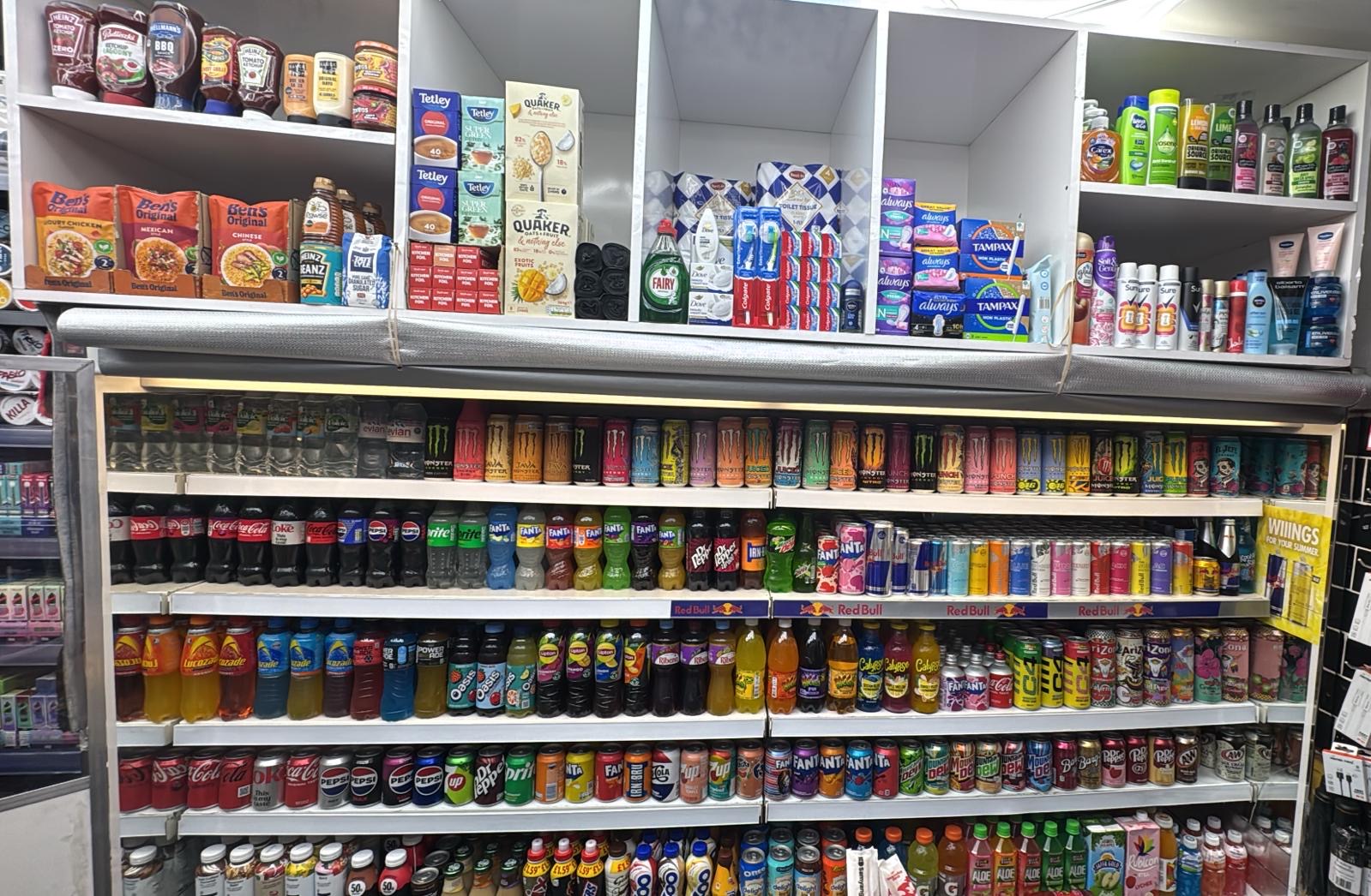 American, British and Chinese drinks