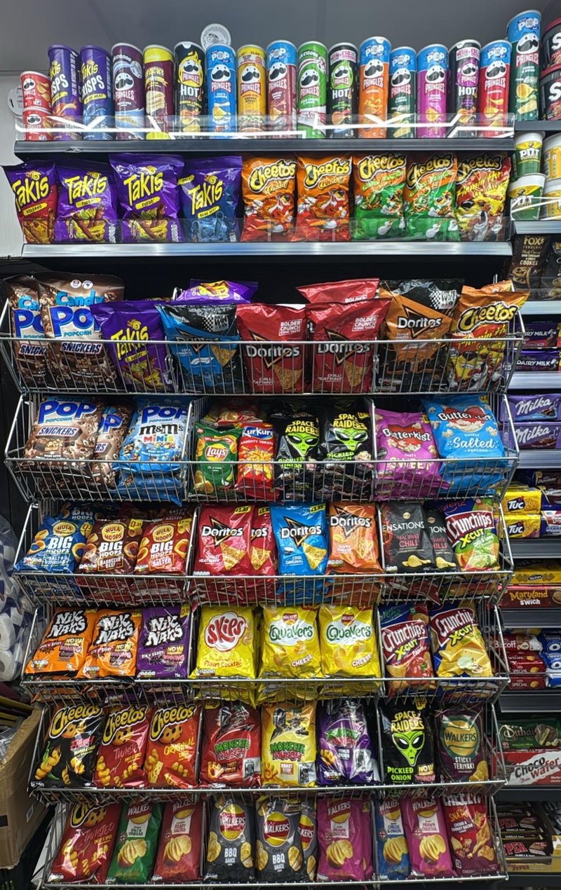 American and British crisps
